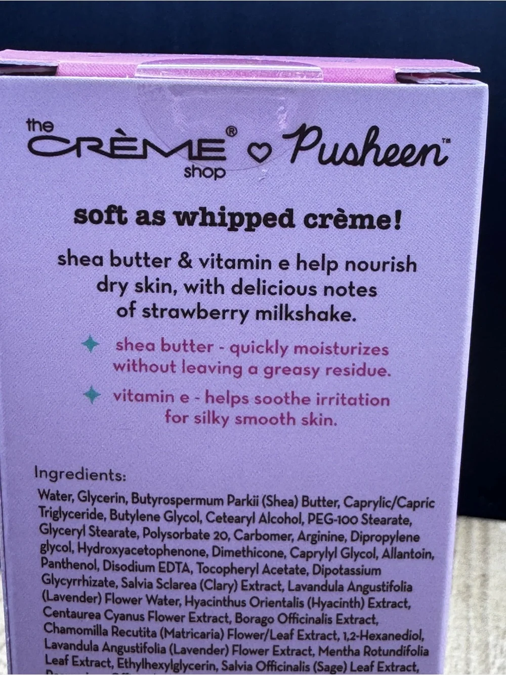 The Crème Shop Pusheen Strawberry Milkshake Moisturizing Hand Crème
